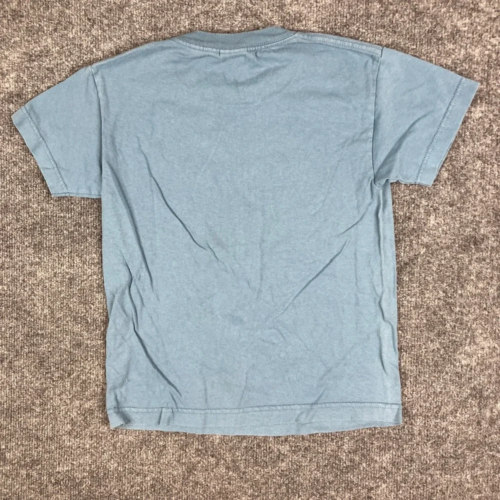 Alstyle T-Shirt Youth XS Blue Future Fisherman Graphic Short Sleeve Outdoors Tee
